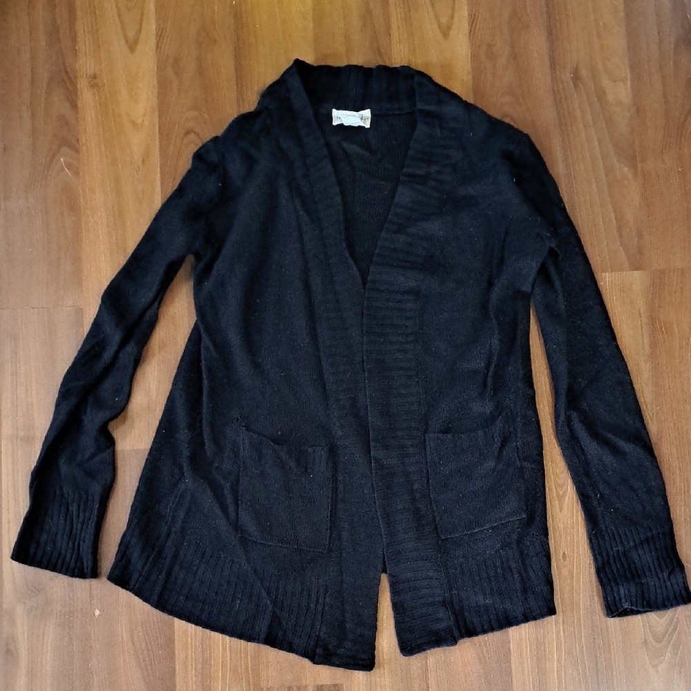 Urban Heritage Classic Black Open Cardigan